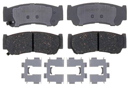 ACDelco - ACDelco 14D1297CHF1 - Ceramic Rear Disc Brake Pad Set with Hardware