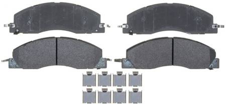 ACDelco - ACDelco 14D1399MHF1 - Semi-Metallic Front Disc Brake Pad Set with Hardware