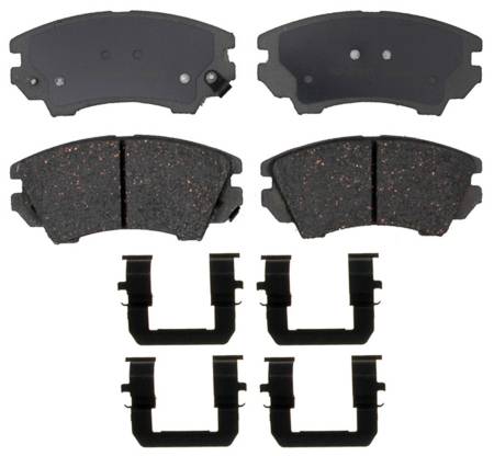 ACDelco - ACDelco 14D1404CHF1 - Ceramic Front Disc Brake Pad Set with Hardware