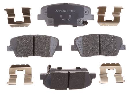 ACDelco - ACDelco 14D1439CHF1 - Front Disc Brake Pad Set