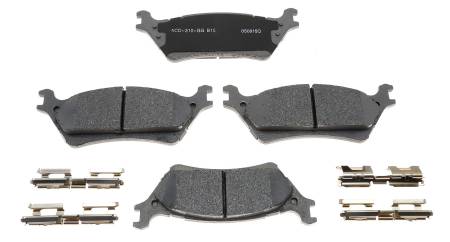 ACDelco - ACDelco 14D1602CHF1 - Ceramic Rear Disc Brake Pad Set