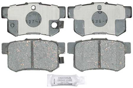 ACDelco - ACDelco 14D537CHF2 - Ceramic Rear Disc Brake Pad Set