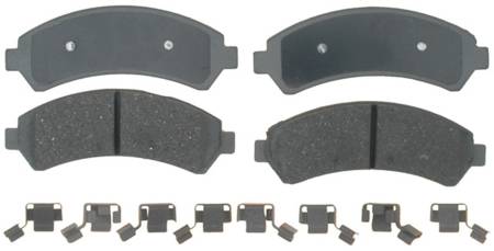 ACDelco - ACDelco 14D726CHF1 - Ceramic Front Disc Brake Pad Set with Hardware