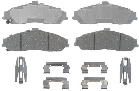 ACDelco - ACDelco 14D731CH - Ceramic Front Disc Brake Pad Set with Hardware