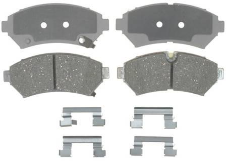 ACDelco - ACDelco 14D753CH - Ceramic Rear Disc Brake Pad Set with Hardware