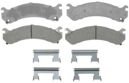 ACDelco - ACDelco 14D784MH - Semi-Metallic Front Disc Brake Pad Set with Hardware