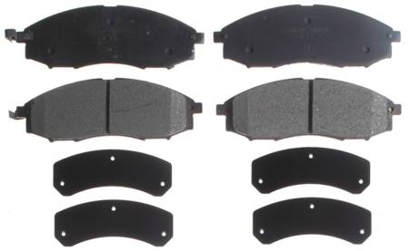 ACDelco - ACDelco 14D830M - Semi-Metallic Front Disc Brake Pad Set with Wear Sensor