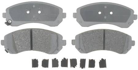 ACDelco - ACDelco 14D844CH - Ceramic Front Disc Brake Pad Set with Hardware