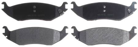 ACDelco - ACDelco 14D898M - Semi-Metallic Rear Disc Brake Pad Set with Wear Sensor