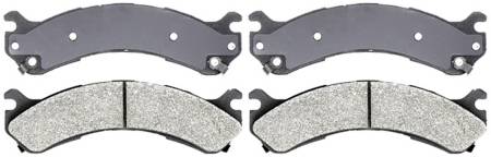 ACDelco - ACDelco 14D909CH - Ceramic Rear Disc Brake Pad Set with Hardware