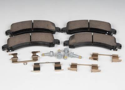 ACDelco - ACDelco 171-0869 - Rear Disc Brake Pad Kit with Brake Pads, Clips, and Bolts