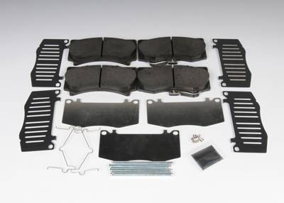 ACDelco - ACDelco 171-1214 - Front Disc Brake Pad Kit with Brake Pads, Clips, Shims, Pins, and Insulator