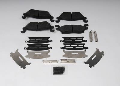 ACDelco - ACDelco 171-0976 - Rear Disc Brake Pad Kit with Brake Pads, Springs, Spacers, and Insulators