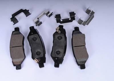 ACDelco - ACDelco 19421342 - Rear Disc Brake Pad Kit with Brake Pads and Clips