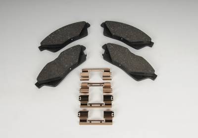 ACDelco - ACDelco 19431910 - Front Disc Brake Pad Kit with Brake Pads and Clips