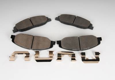 ACDelco - ACDelco 19421287 - Front Disc Brake Pad Kit with Brake Pads and Clips