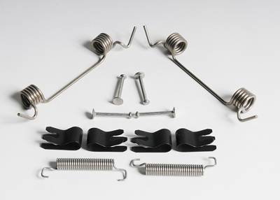 ACDelco - ACDelco 179-2228 - Rear Parking Brake Hold Down Springs with Clips and Pins