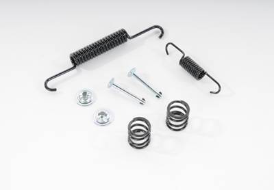 ACDelco - ACDelco 179-2246 - Rear Parking Brake Hold Down Spring Kit with Springs, Pins, and Retainers