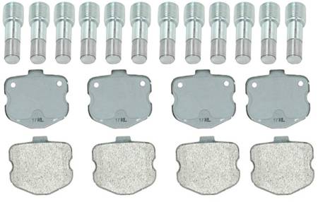 ACDelco - ACDelco 17D1185AMHF1 - Semi-Metallic Rear Disc Brake Pad Set