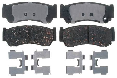 ACDelco - ACDelco 17D1297CHF1 - Ceramic Rear Disc Brake Pad Set