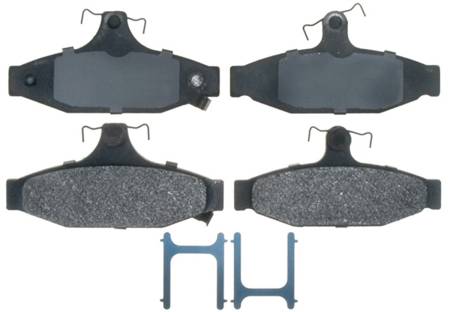 ACDelco - ACDelco 17D413MHF1 - Semi-Metallic Rear Disc Brake Pad Set