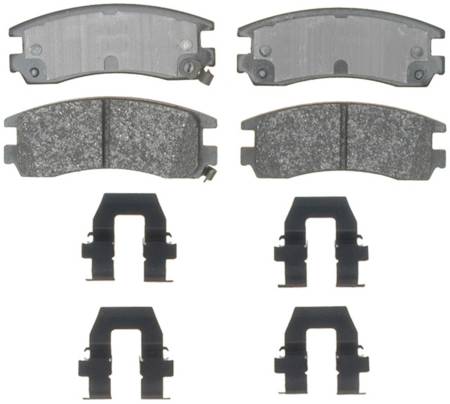 ACDelco - ACDelco 17D698MHPVF1 - Specialty Semi-Metallic Performance Rear Disc Brake Pad Set for Fleet/Police