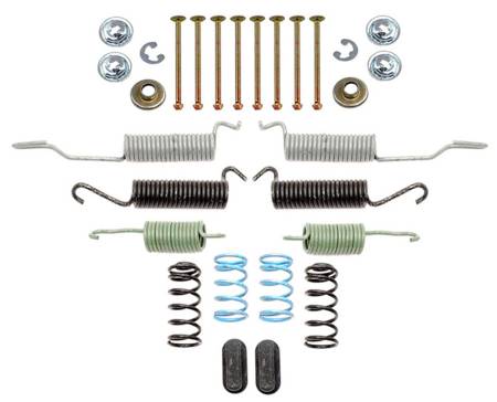 ACDelco - ACDelco 18K1596 - Front Drum Brake Hardware Kit with Springs, Pins, Retainers, Washers, and Caps