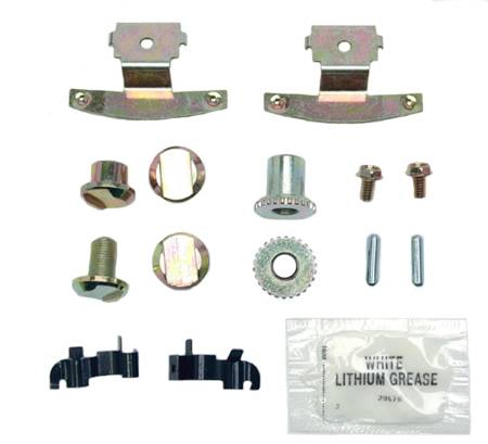 ACDelco - ACDelco 18K1629 - Rear Parking Brake Hardware Kit with Clips, Adjusters, Pins, Bolts, and Grease