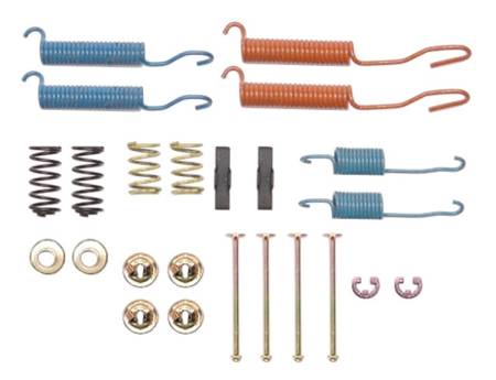 ACDelco - ACDelco 18K561 - Rear Drum Brake Spring Kit with Clips, Springs, Pins, Retainers, and Washers