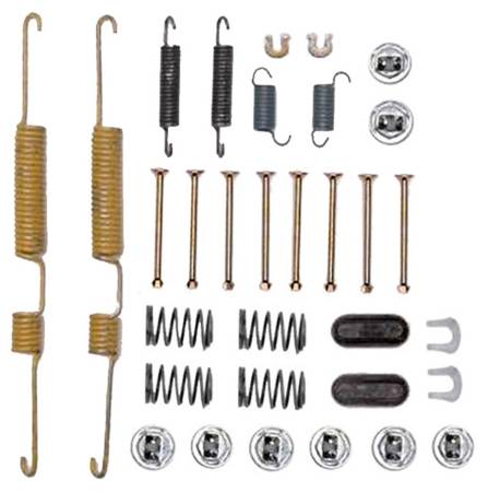 ACDelco - ACDelco 18K655 - Rear Drum Brake Spring Kit with Springs, Pins, Retainers, Washers, and Caps