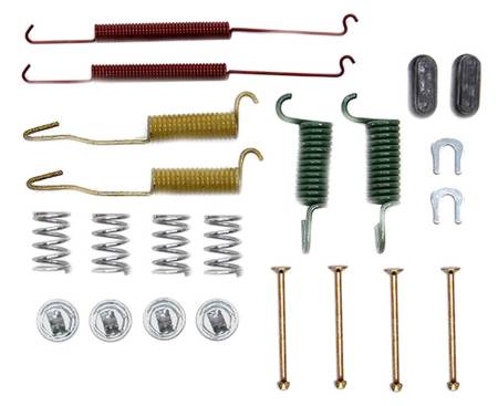 ACDelco - ACDelco 18K840 - Rear Drum Brake Spring Kit with Springs, Pins, Retainers, Washers, and Caps