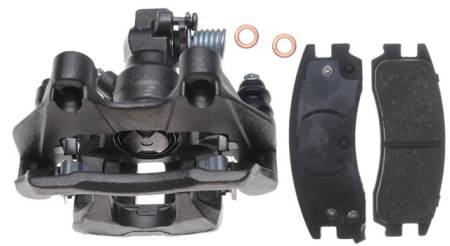 ACDelco - ACDelco 18R1589F1 - Rear Driver Side Disc Brake Caliper Assembly with Pads (Loaded)