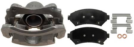 ACDelco - ACDelco 18R1768F1 - Front Disc Brake Caliper Assembly with Pads (Loaded)