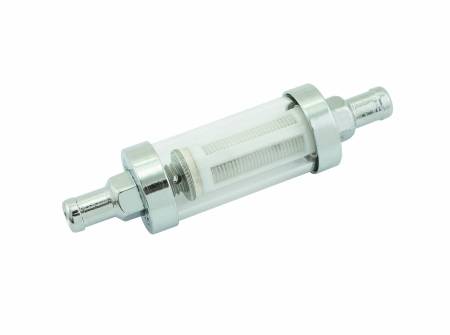 Mr. Gasket - Mr. Gasket 9748 - Inline Fuel Filter - Clearview - 3/8 In. for Carbureted Applications - 10 PSI Max