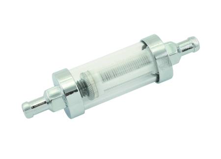 Mr. Gasket - Mr. Gasket 9747 - Inline Fuel Filter - Clearview - 5/16 in. for Carbureted Applications - 10 PSI Max