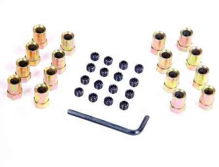 Mr. Gasket - Mr. Gasket 923G - ROCKER NUTS w/ Locks - 3/8"-24