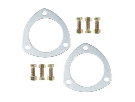 Mr. Gasket - Mr. Gasket 7420G - Collector Gaskets - Aluminum - 2-1/2" - w/ Bolts