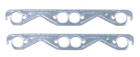 Mr. Gasket - Mr. Gasket 7402G - Header Gaskets - Aluminum-Layered - 262-400 Chevrolet Small Block Gen I 1955-91