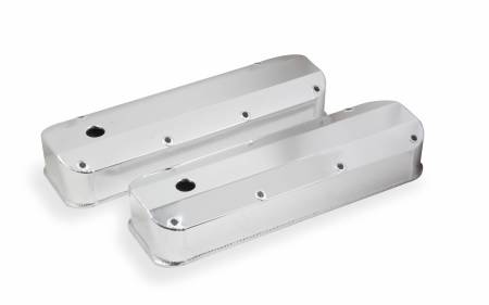 Mr. Gasket - Mr. Gasket 6874G - Fabricated Aluminum Valve Cover - Ford Big Block - Silver Finish