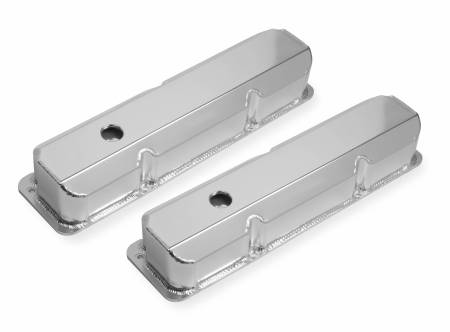 Mr. Gasket - Mr. Gasket 6872G - Fabricated Aluminum Tall Valve Cover - Ford FE - Silver Finish