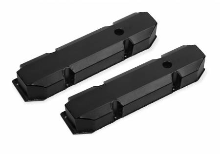 Mr. Gasket - Mr. Gasket 6863BG - Fabricated Aluminum Valve Cover - Chrysler Big Block - Black Finish