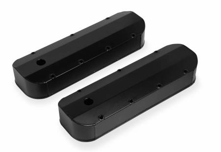 Mr. Gasket - Mr. Gasket 6831BG - Fabricated Aluminum Valve Cover - Chevy Big Block - Black Finish