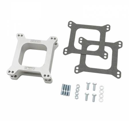 Mr. Gasket - Mr. Gasket 6007 - Carburetor Spacer Kit - Open Center - Aluminum - 2"