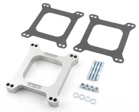 Mr. Gasket - Mr. Gasket 6005 - Carburetor Spacer - 1 in - fits standard Edelbrock, Demon, Carter, Holley 4150 4160 - Aluminum