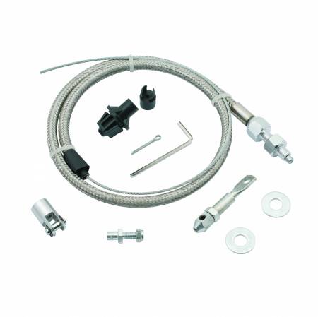 Mr. Gasket - Mr. Gasket 5657 - Throttle Cable Kit - Stainless Steel Braided