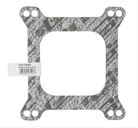 Mr. Gasket - Mr. Gasket 54G - Carburetor Base Gasket - 4-Barrel - Square Flange - Open Center - Bulk Packaged w/ UPC Label