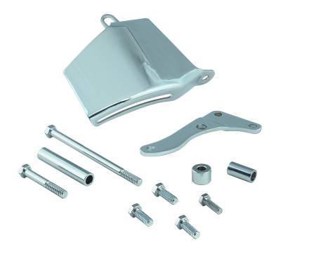 Mr. Gasket - Mr. Gasket 5170 - Alternator Bracket - Small Block Chevy 1976-1986 - Chrome