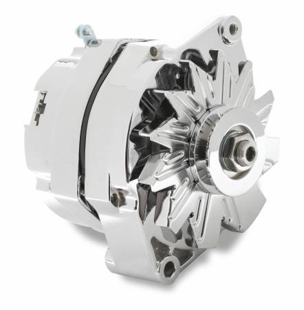 Mr. Gasket - Mr. Gasket 5123 - CHROME ALTERNATOR-EARLY GM DELCO 80 Amp