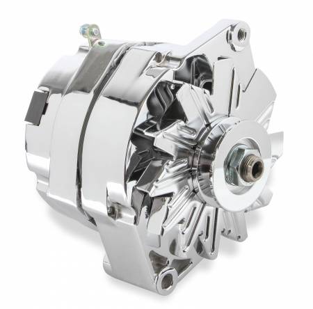 Mr. Gasket - Mr. Gasket 5122 - CHROME ALTERNATOR LATE GM-DELCO 80 Amp