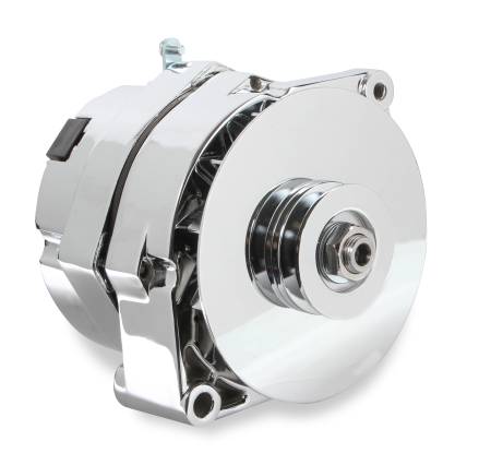 Mr. Gasket - Mr. Gasket 51203CG - Alternator - GM 1971-86 - 140 AMP - Chrome Finish